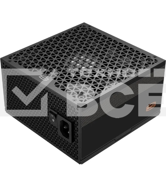 Блок питания PCCOOLER P5-YK1000-B1H, 1000Вт, 80 PLUS Bronze, 135мм, черный