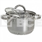 Кастрюля WEBBER BE-111/2 3 л, 18 см, нержавеющая сталь, с крышкой, фото3