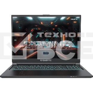 Ноутбук GIGABYTE G6 KF Intel Core i7 13620H 2400MHz/16'/1920x1200/32Gb/512Gb SSD/NVIDIA GeForce RTX 4060 8Gb/Wi-Fi/Bluetooth/Windows 11 Pro (KF-H3KZ853KD/32_Win 11P) Black