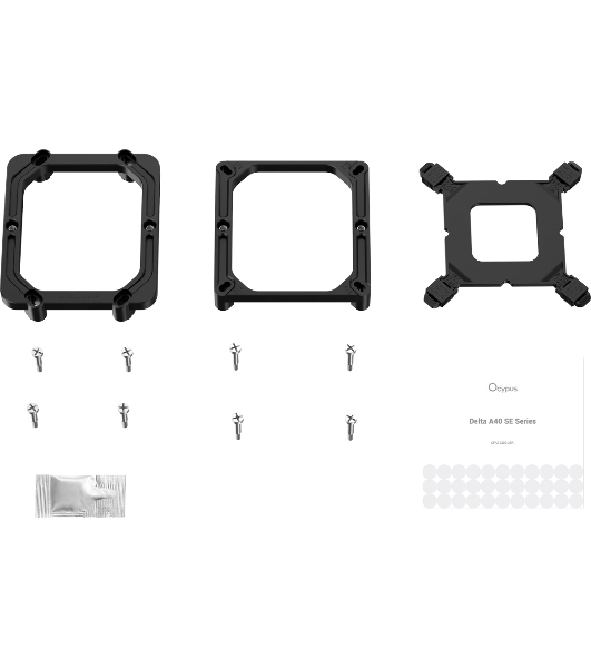 Кулер для процессора Ocypus Delta A40 SE BK ARGB, 120мм ARGB FAN, Top ARGB Panel, 4 HEAT PIPES, 4-PIN PWM, 800-1800 RPM, 31DBA, HYDRO BEARING, LGA115X/1200/1700/18XX, AM4/AM5