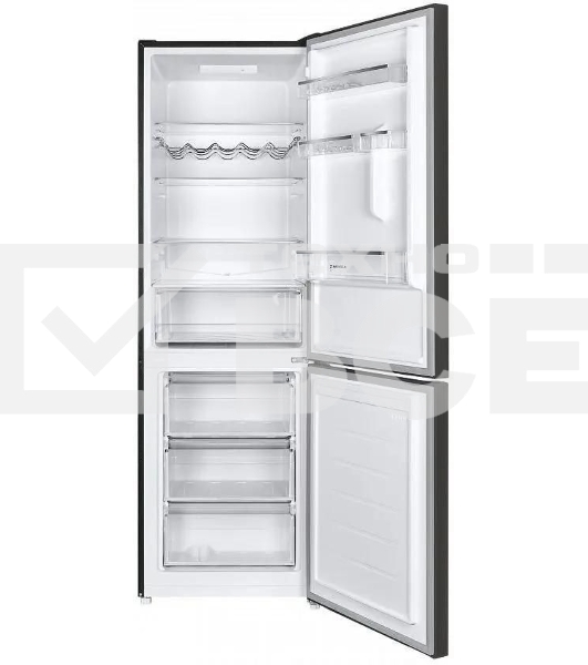 Холодильник Maunfeld MFF185SFSB черный мат. двухкамерный 211/104л морозилка снизу