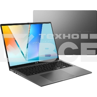 Ноутбук ASUS Vivobook S16 M3607HA-RP236/16'/IPS/AMD Ryzen 7 260/16Gb/512GbSSD/AMD Radeon Graphics/без ОС/серый/1.7kg
