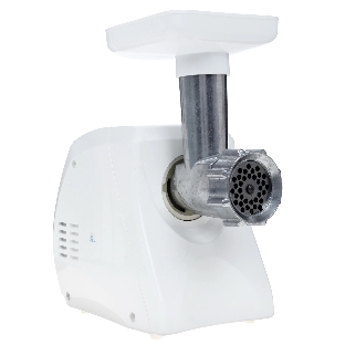 Мясорубка электрическая Ротор Альфа ЭМШ 35/250-2 белый, 1500 Вт, 0.6 кг/мин, защита от перегрузки, насадки - 4