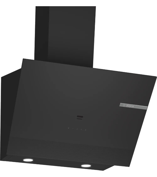 Вытяжка наклонная Bosch DWK67PJ60T черная, 60 см, 700 куб. м/ч, 71 дБ