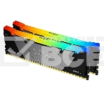 Оперативная память Kingston Fury Renegade, DDR4, 16GB (2x8GB), 3200MHz, CL16, с радиаторами, RGB, черный, фото4