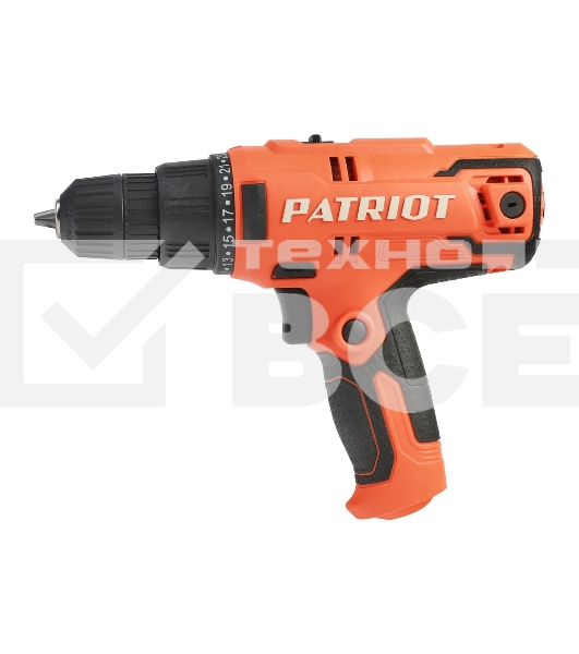 Дрель-шуруповерт Patriot FS 300, Сетевая, 300 Вт, Кейс