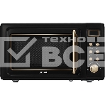 Микроволновая печь Rondell RDE-1850 черный, 20 л, 700 Вт, переключатели - поворотный механизм/кнопки, фото 1