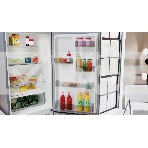 Холодильник Hotpoint HT 5180 MX нержавеющая сталь/серебристый двухкамерный 220/78 л морозилка снизу, No Frost, фото6