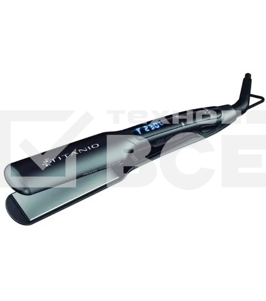 Выпрямитель для волос GA.MA X - WIDE DIGITAL PTC 4D TITANIO (GI3036) 40 Вт, 150 -230°С (5 уровней), чёрный