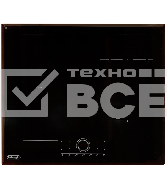 Индукционная варочная панель DeLonghi ELETTRA 4B1P CR независимая, чёрный
