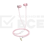 Наушники проводные Havit Wired earphone розовый, фото2