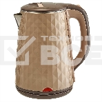 Чайник электрический ВАСИЛИСА ВА-1039 бежевый, фото 1