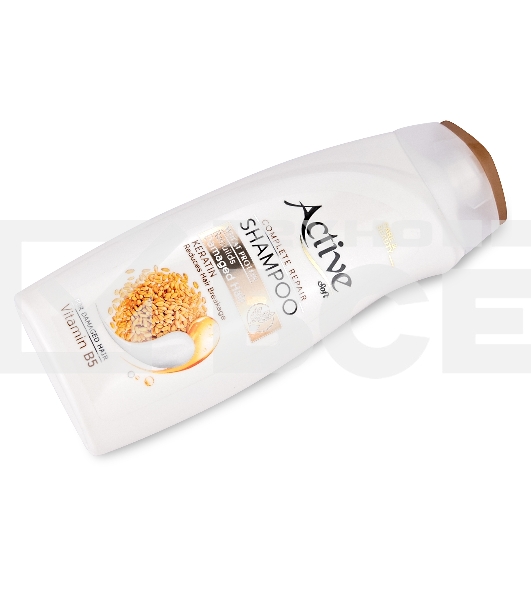 Шампунь ACTIVE восстанавливающий для поврежденных волос CARE & BEAUTY. С протеином, кератином и витамином B5, 350 мл (512102055)