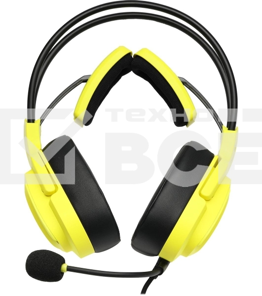 Гарнитура проводная с микрофоном A4Tech Bloody G575 Punk желтый/черный 2м мониторные USB оголовье (G575 PUNK)