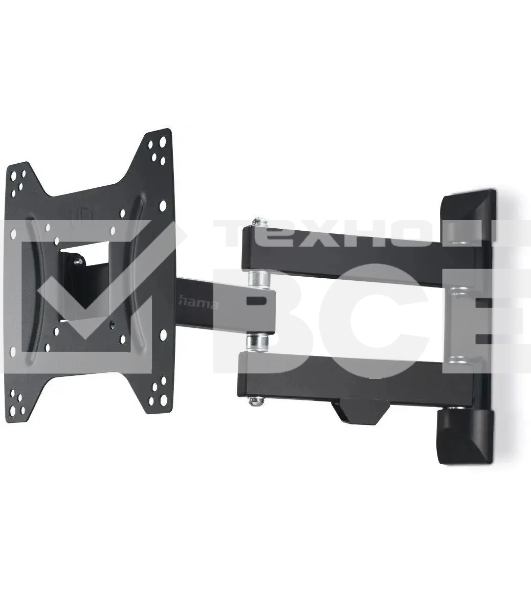 Кронштейн для телевизора Hama 00220822 черный 19'-48' макс.20кг настенный поворотно-выдвижной и наклонный