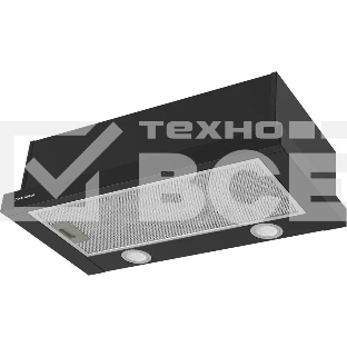 Вытяжка встраиваемая Maunfeld VS Light 50 черный, 50 см, 520 куб. м/ч, 56 дБ