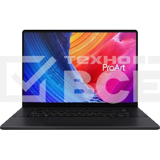 Ноутбук Asus ProArt P16 H7606WW-SE009X Ryzen AI 9 HX 370 64Gb SSD2Tb NVIDIA GeForce RTX5080 16Gb 16' OLED Touch 4K (3840x2400) Windows 11 Pro черный WiFi BT Cam (90NB17F1-M00250)