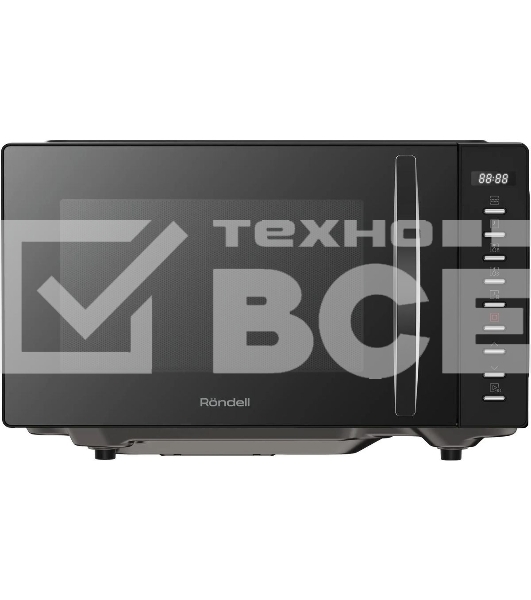Микроволновая печь Rondell RDE-MW204 черный, 20 л, 700 Вт, переключатели - кнопки
