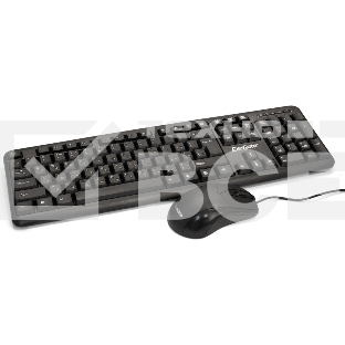 Комплект клавиатура+мышь ExeGate Professional Standard Combo MK120 проводной, USB, 1000 DPI, чёрный