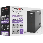 Источник бесперебойного питания Crown CMU-SP2000COMBO USB/2000 ВА/1200 Вт/9 x IEC 320 C13 (компьютерная), фото5
