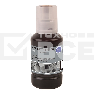 Чернила Cactus CS-EPT49N100 T49N1 черный сублимационный 140 мл для Epson SureColor SC-F100/F500