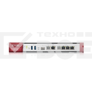 Межсетевой экран и Wi-Fi контроллер Zyxel USG FLEX 200 с подписками на 1 год (AS,AV,CF,IDP, SecuReporter), Rack, 3xWAN GE (2xRJ-45 и 1xSFP), 4xLAN/DMZ GE, 2xUSB3.0, AP Controller (8/40), NebulaFlex Pr