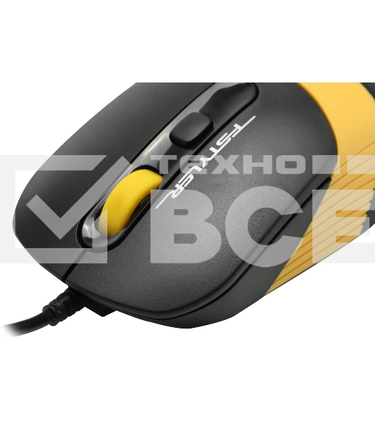 Клавиатура + мышь A4Tech Fstyler F1110 клав:черный/желтый мышь:черный/желтый USB Multimedia (F1110 BUMBLEBEE)