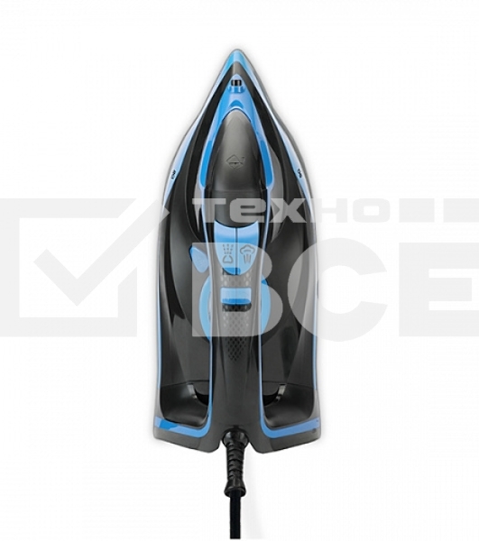 Утюг BQ SI1005 Black-Blue. Мощность 3000 Вт, Резервуар для воды 350 мл, Постоянная подача пара 60 г/мин, Паровой удар 200 г, Керамическое покрытие EasyGlidePRO, Защита от перегрева, Вертикальное отпраивание, LED индикатор, Мерный стакан для воды в комплек