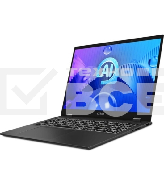 Ноутбук MSI Prestige 16 AI Studio B1VEG Core Ultra 7 155H16“ 16:10 QHD+ (2560x1600) IPS,400nits,LPDDR5 16GB,1TB SSD,NV RTX 4050 (GDDR6 6GB),99Whr,1.6kg,1y,Dos,Stellar Gray