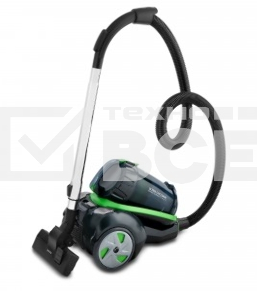 Пылесос Vitek VT-8130 черный/зеленый, 450/2200 Вт, уборка сухая, пылесборник контейнер, 3,5 л