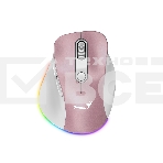 Мышь беспроводная Genius Ergo 9000S Pro розовый, 2400 dpi, радиоканал, Bluetooth, USB, кнопки - 6, фото 1