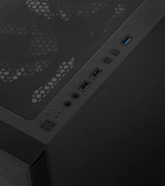 Компьютерный корпус Montech X3 GLASS, без БП, ATX 6x120мм 2xUSB 3.0 1xUSB3.1 audio bott PSU, черный
