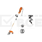 Электротриммер PATRIOT ET 1200 +нож 250304400 {мощность 1100Вт, диам.диска 23см, леска 2.4мм, захват 46см}, фото9