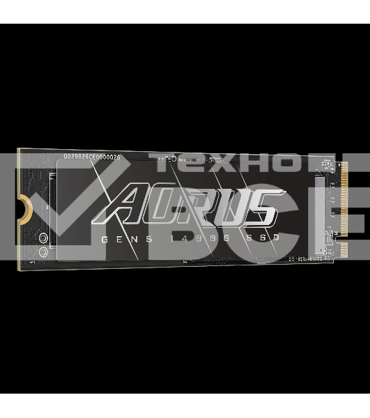 Накопитель SSD Gigabyte AORUS Gen5 14000 AG514K1TB, 1Tb M.2 2280 PCI-Express 5.0x4, NVMe 2.0, 3D TLC NAND, Phison PS5026-E26, TBW 700