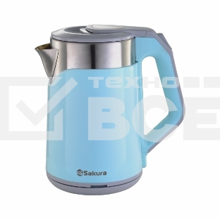 Чайник электрический Sakura SA-2172BL (1.8) двухслойный голубой