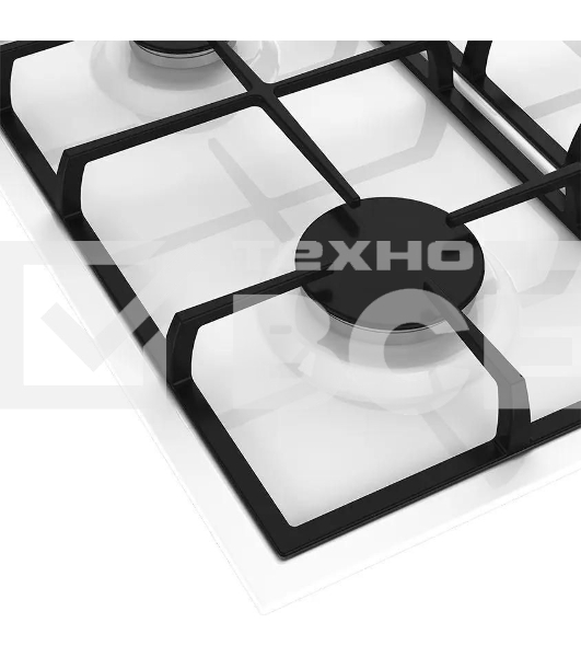 Газовая варочная панель Hotpoint HGMT 642 WH, независимая, белый