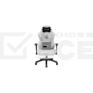 Кресло игровое Anda Seat Phantom 3, цвет серый, размер L (90кг), материал ткань (модель AD18)