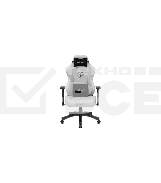 Кресло игровое Anda Seat Phantom 3, цвет серый, размер L (90кг), материал ткань (модель AD18)