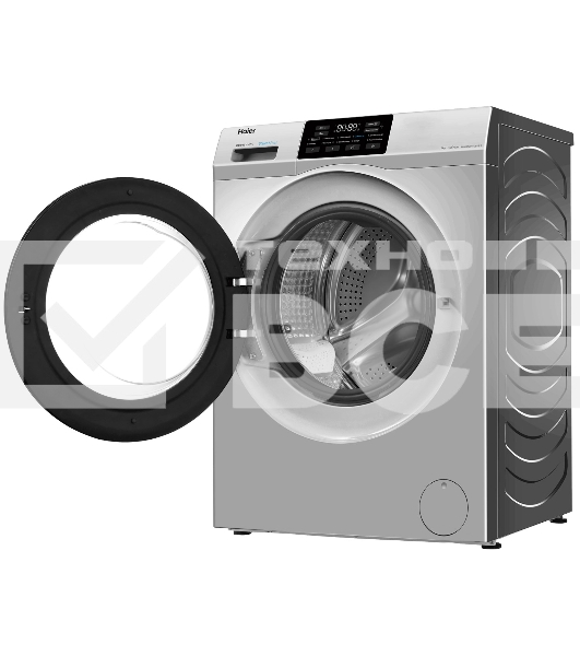 Стиральная машина Haier HW70-BP12919S серебристая, загрузка фронтальная 7кг, 1200 об/мин., класс: A+++
