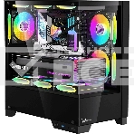 Компьютерный корпус AeroCool/Formula Crystal Z1M Plus FR черный без БП mATX 5x120мм 2xUSB 3.0 1xUSB3.1 audio bott PSU, фото10