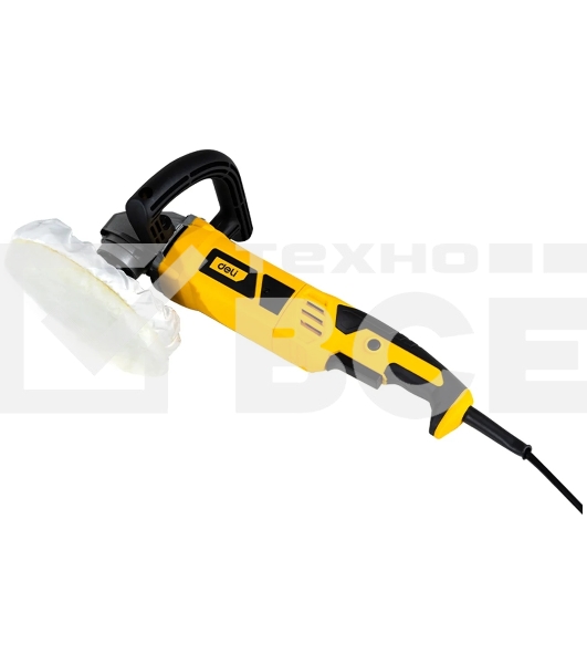 Шлифмашина полировальная сетевая Deli DL-PG180-E1, 1200 Вт, 180 мм, 800-3600 об/мин