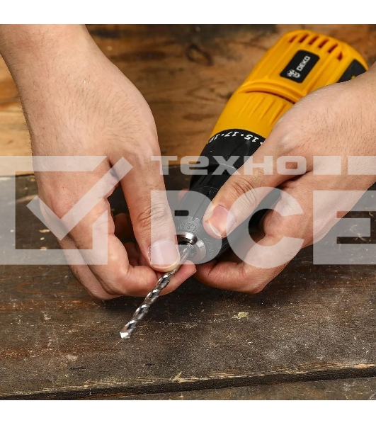 Дрель-шуруповерт сетевая Deko DKSD500W, 500Вт