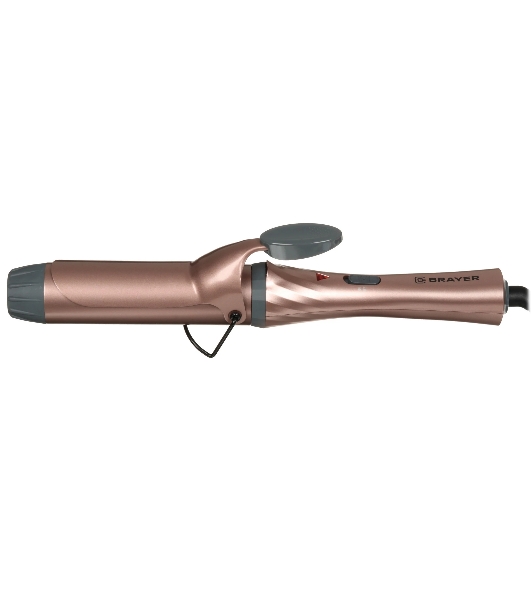 Щипцы для завивки волос BRAYER BR3210 розовый, 38 мм, 200 °C, 1 режим