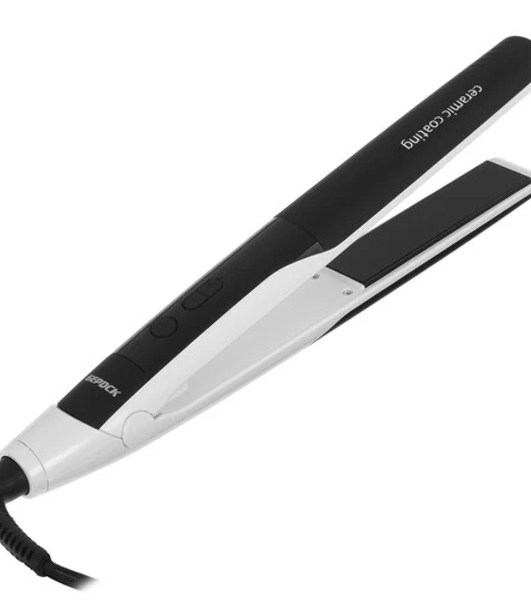 Выпрямитель для волос БЕРДСК 2202 белый/черный, 20 мм, 200 °C, 4 режима