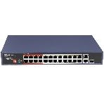 Коммутатор Hikvision DS-3E0326P-E/M(C), 24×100 Мбит/с PoE + 1×100 Мбит/с + 1×1 Гбит/с SFP, неуправляемый, фото 1