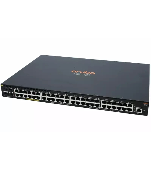 Коммутатор HPE Aruba 2930F 48G PoE+ 4SFP, 48×1 Гбит/с PoE+ + 4×1 Гбит/с SFP, управляемый