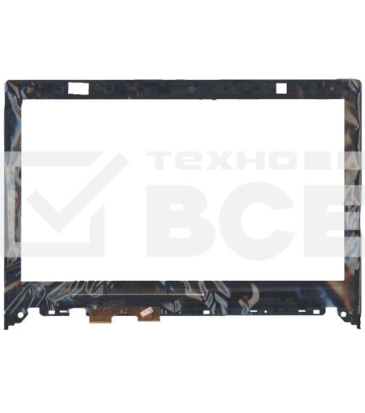 Сенсорное стекло (тачскрин) для Lenovo IdeaPad Z400 Touch MCF-140-0650, черное