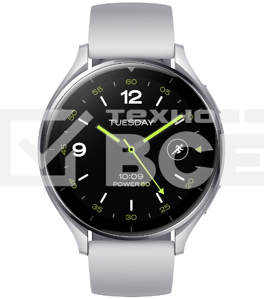 Смарт-часы Xiaomi Watch 2 Silver Case With Gray TPU Strap M2320W1