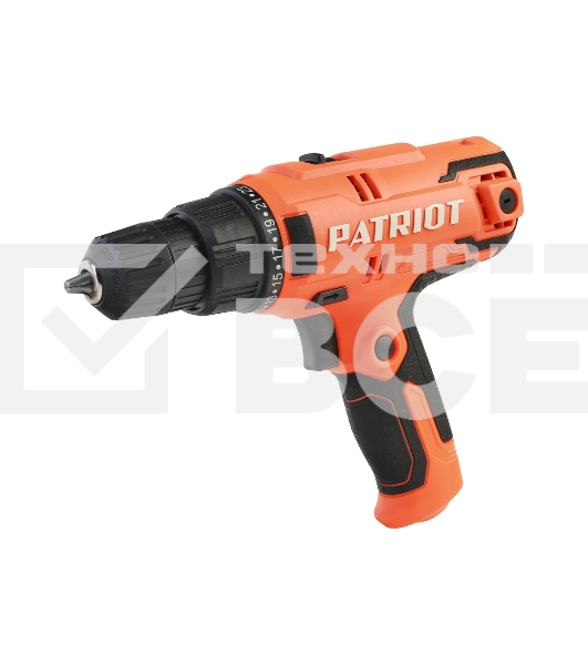 Дрель-шуруповерт Patriot FS 300, Сетевая, 300 Вт, Кейс