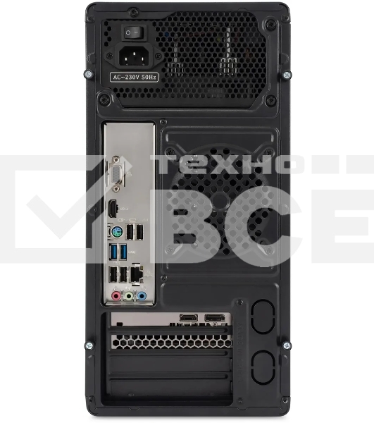 ПК IRU Game 510H6SEA MT i5 12400F (2.5) 16Gb SSD512Gb RTX3050 6Gb Free DOS GbitEth 500W черный (2023150)